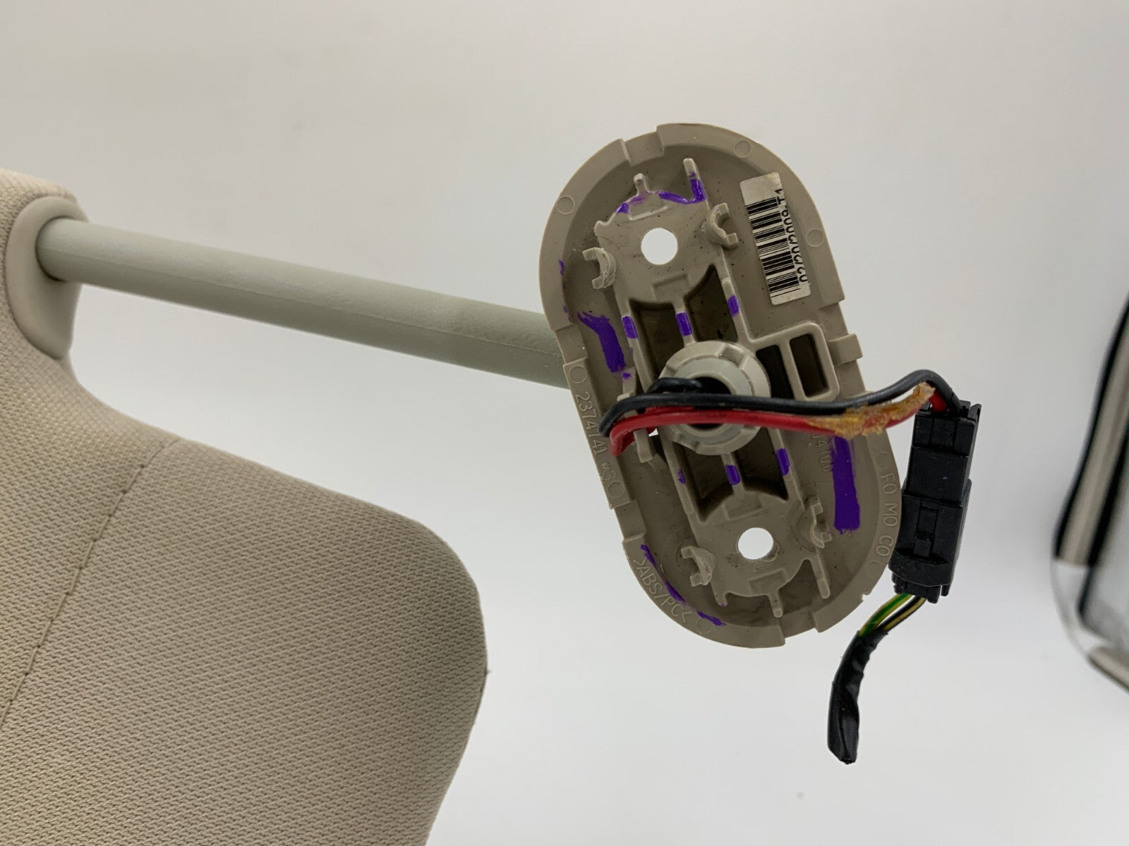 2006-2009 Ford Fusion Passenger Sun Visor Gray Illumination OEM B02B07042