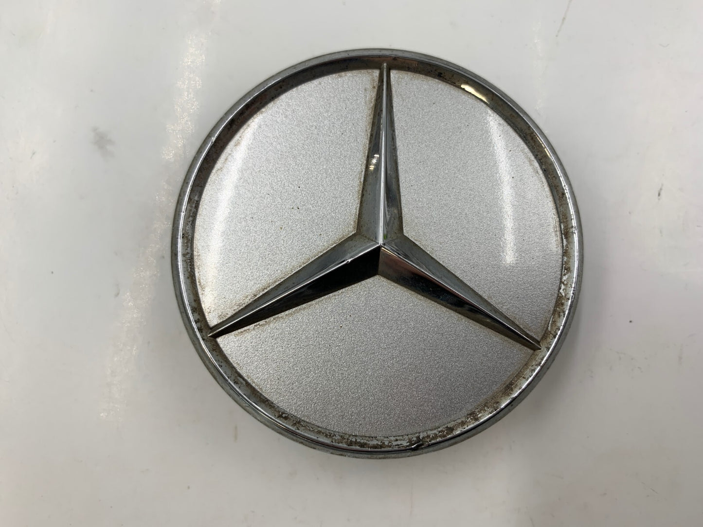 Mercedes-Benz Rim Wheel Center Cap Set of 2 Chrome 2-3/4 inch OEM B01B21031