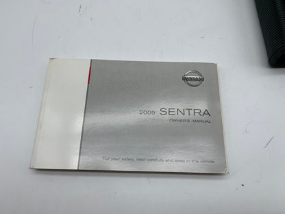 2009 Nissan Sentra Owners Manual Set with Case OEM D03B14041