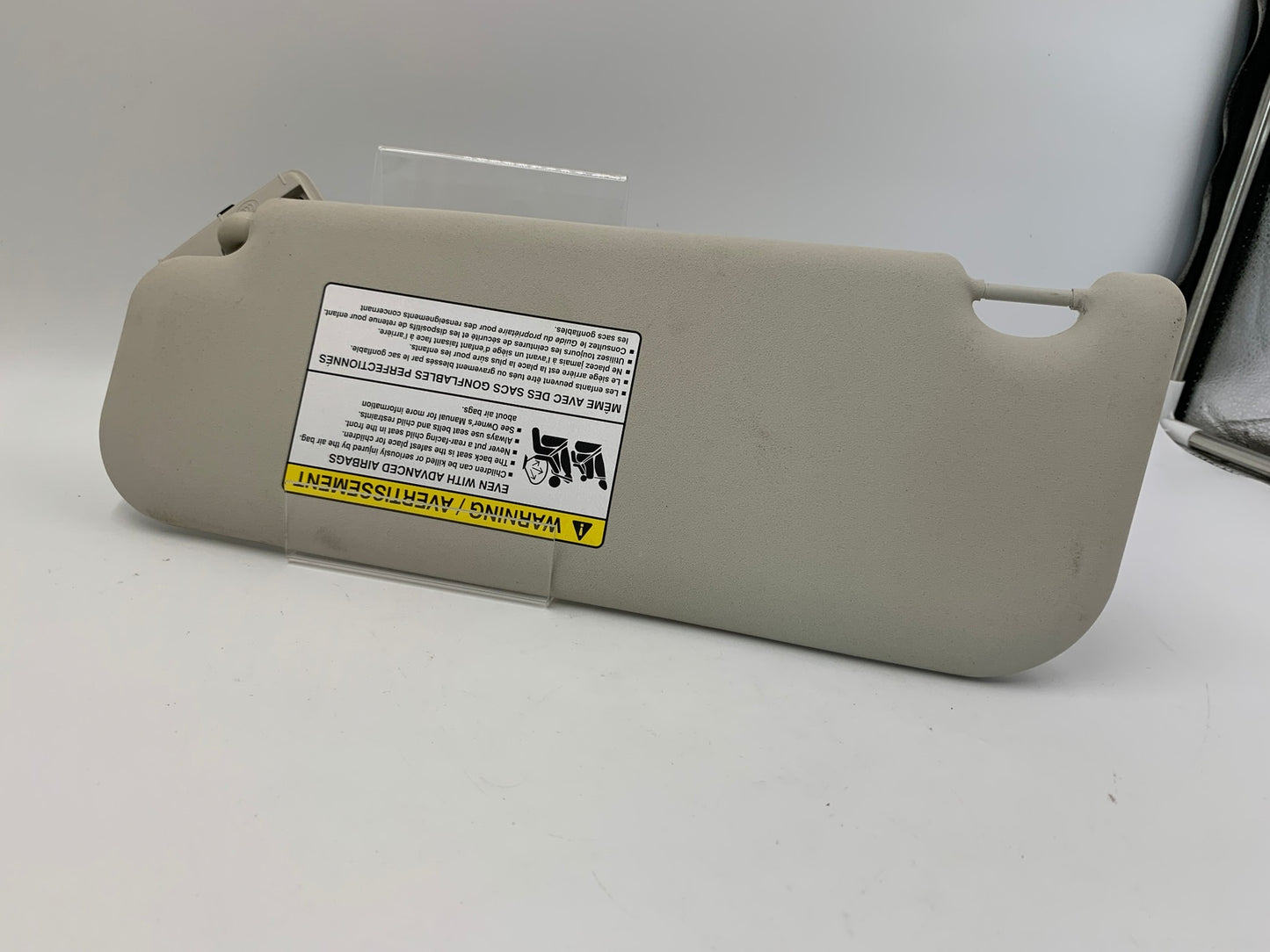 2017-2019 Jaguar XE Passenger Sun Visor Gray Illumination OEM A01B21007