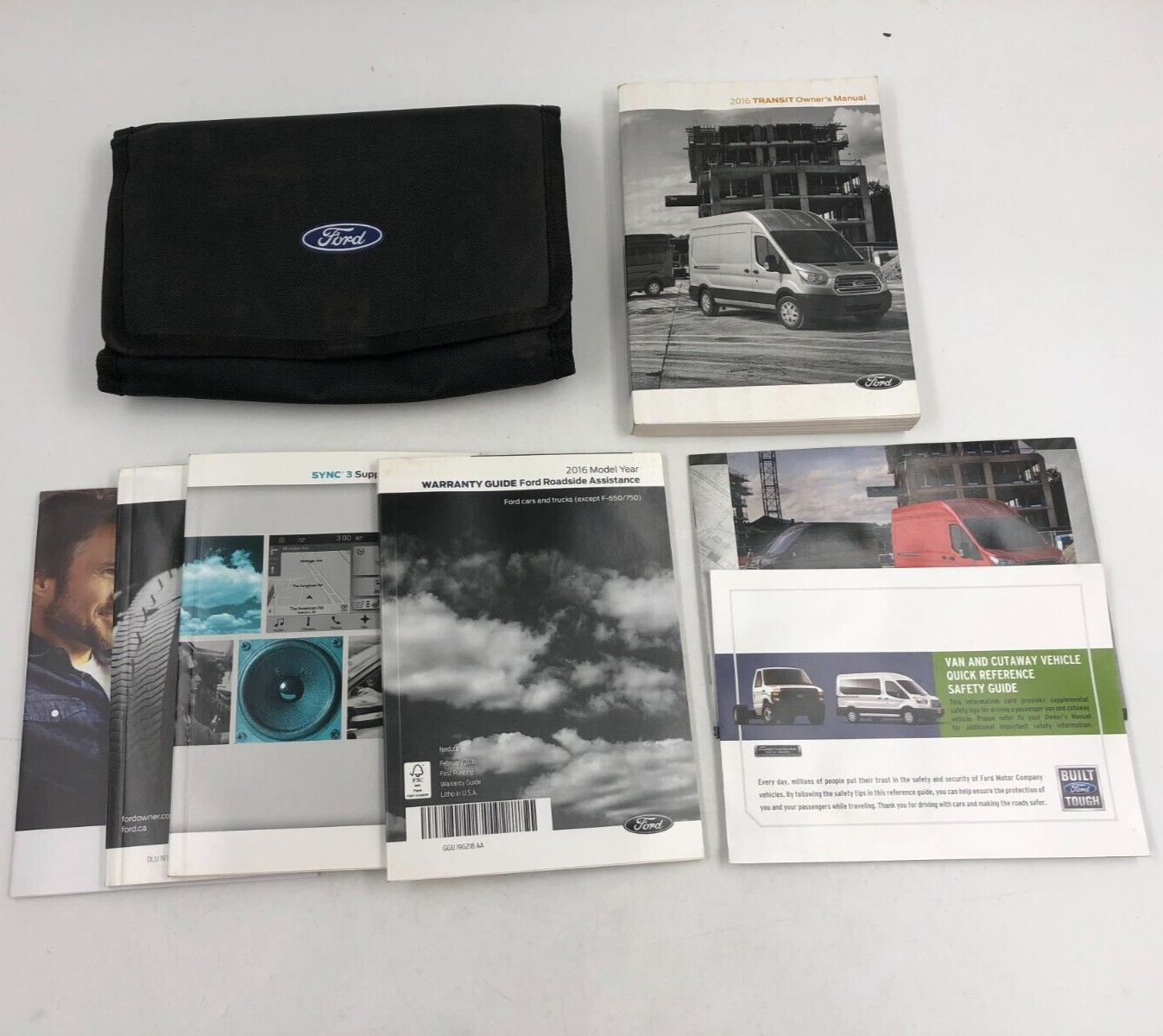 2016 Ford Transit Owners Manual Set with Case OEM B03B48026