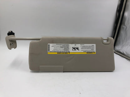 2014-2018 Jeep Grand Cherokee Passenger Sun Visor Gray Illuminated OEM D01B33065