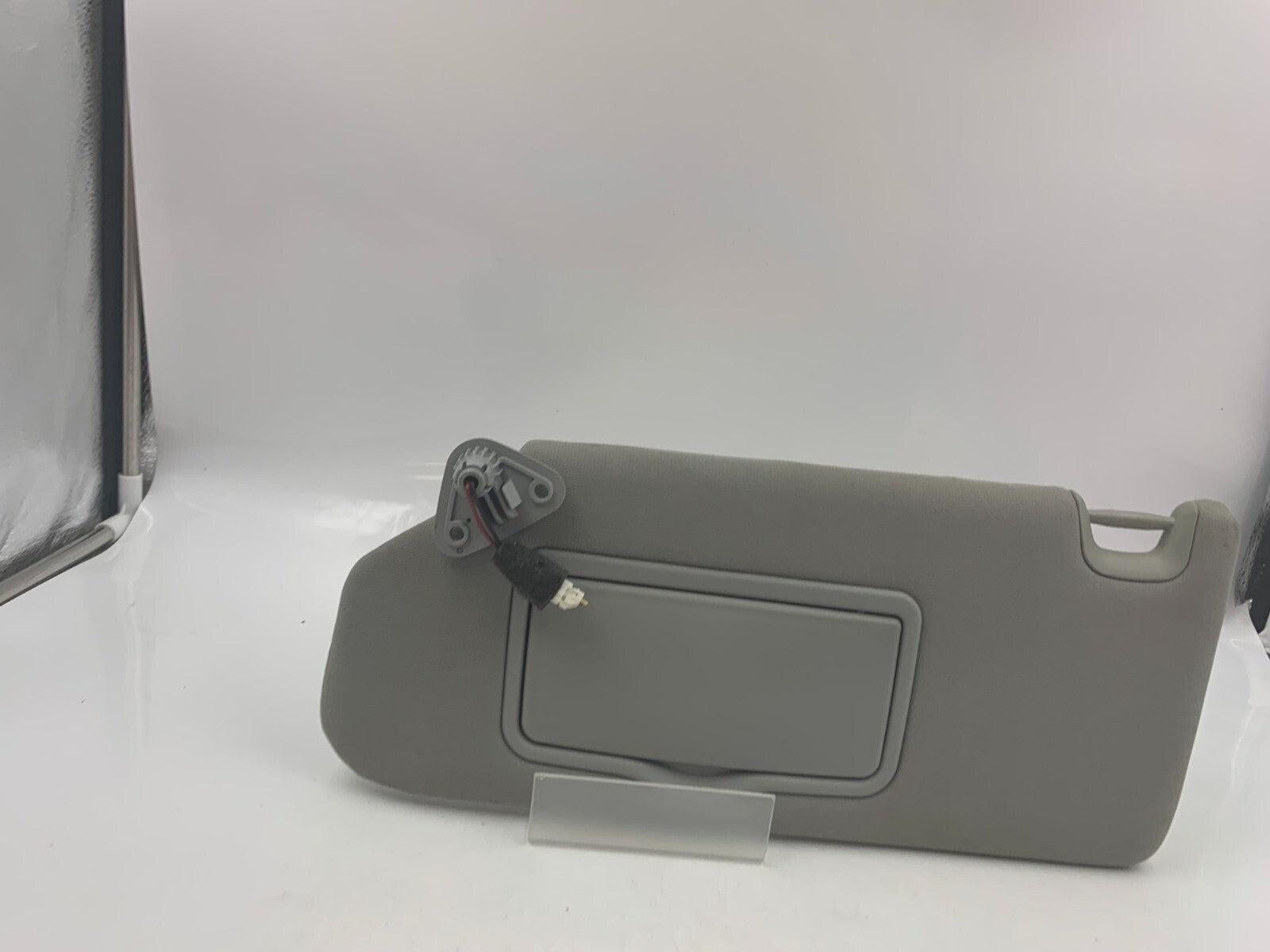 2012-2013 Mitsubishi Outlander Driver Sun Visor Gray Illumination OEM B02B15053