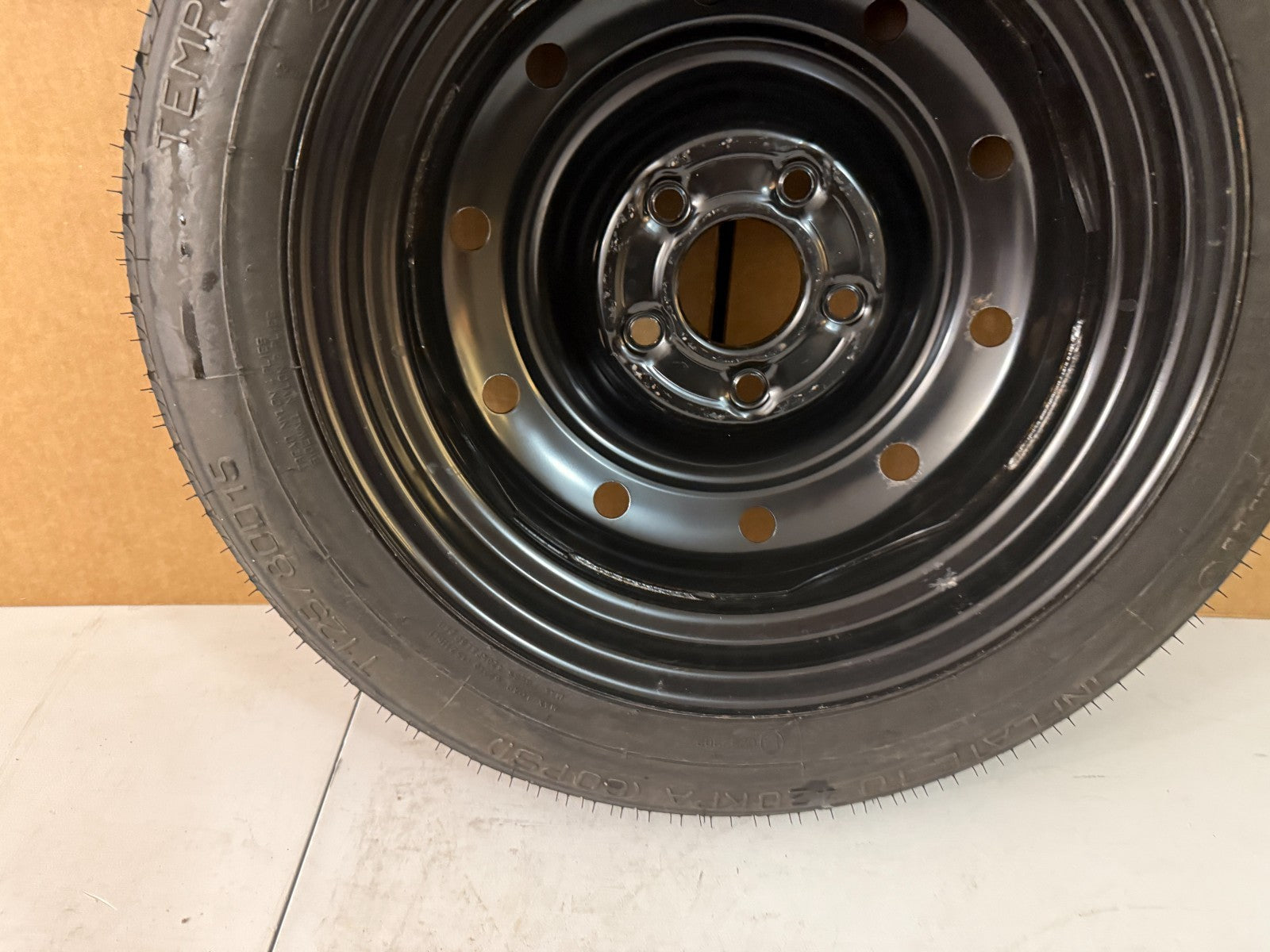 2010-2014 Kia Forte Soul 15" Spare Tire Compact Donut Wheel T125/80D15 OEM