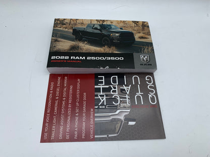 2022 Ram 1500 Owners Manual Set OEM D03B34013