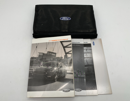 2017 Ford Fusion Owners Manual Set with Case OEM A02B55007