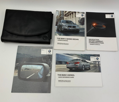 2014 BMW 5 Series Owners Manual Set with Case OEM D02B45021