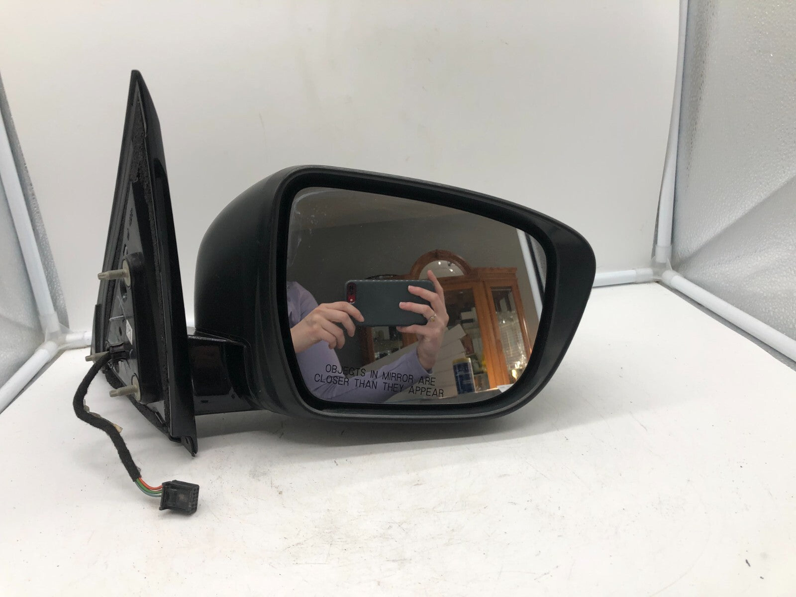 2018-2020 Nissan Pathfinder Passenger Side Power Door Mirror Black OEM D01B16006