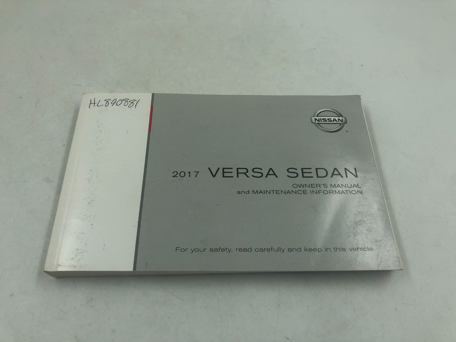 2017 Nissan Versa Sedan Owners Manual Set with Case OEM E01B67008