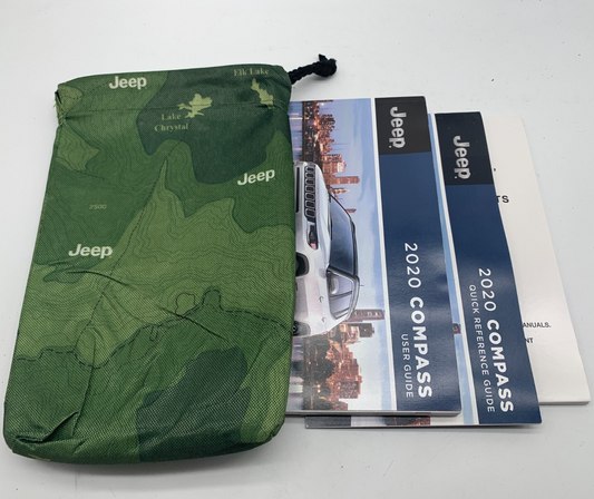 2020 Jeep Compass Owners Manual Set with Case OEM A02B21041