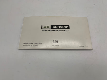 2007 Jeep Grand Cherokee Owners Manual Set OEM R01B12040