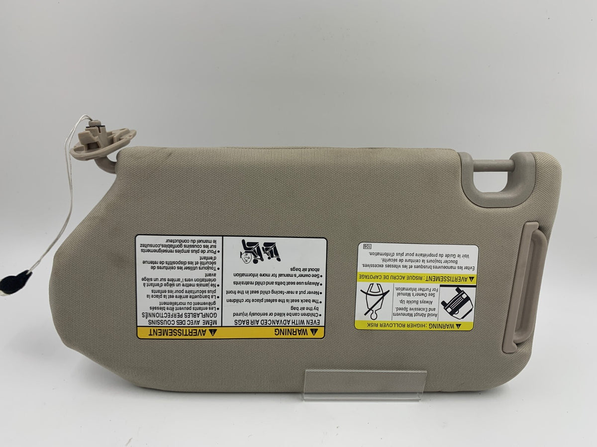 2013-2018 Nissan Pathfinder Passenger Sun Visor Illumination Gray OEM A04B18052