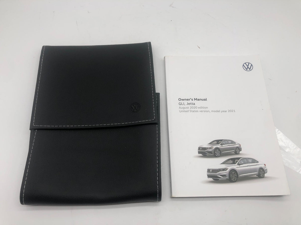 2020 Volkswagen Jetta GLI Owners Manual Set with Case OEM R01B25017