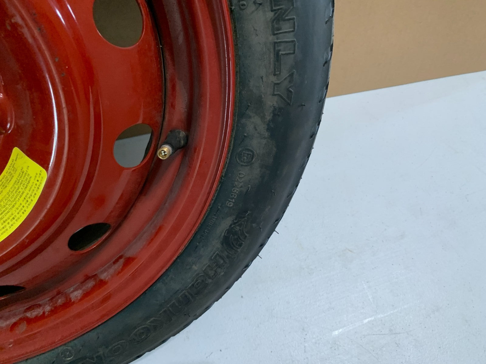 2010-2020 Hyundai Elantra 15" Spare Tire Compact Donut T125/80D15 OEM