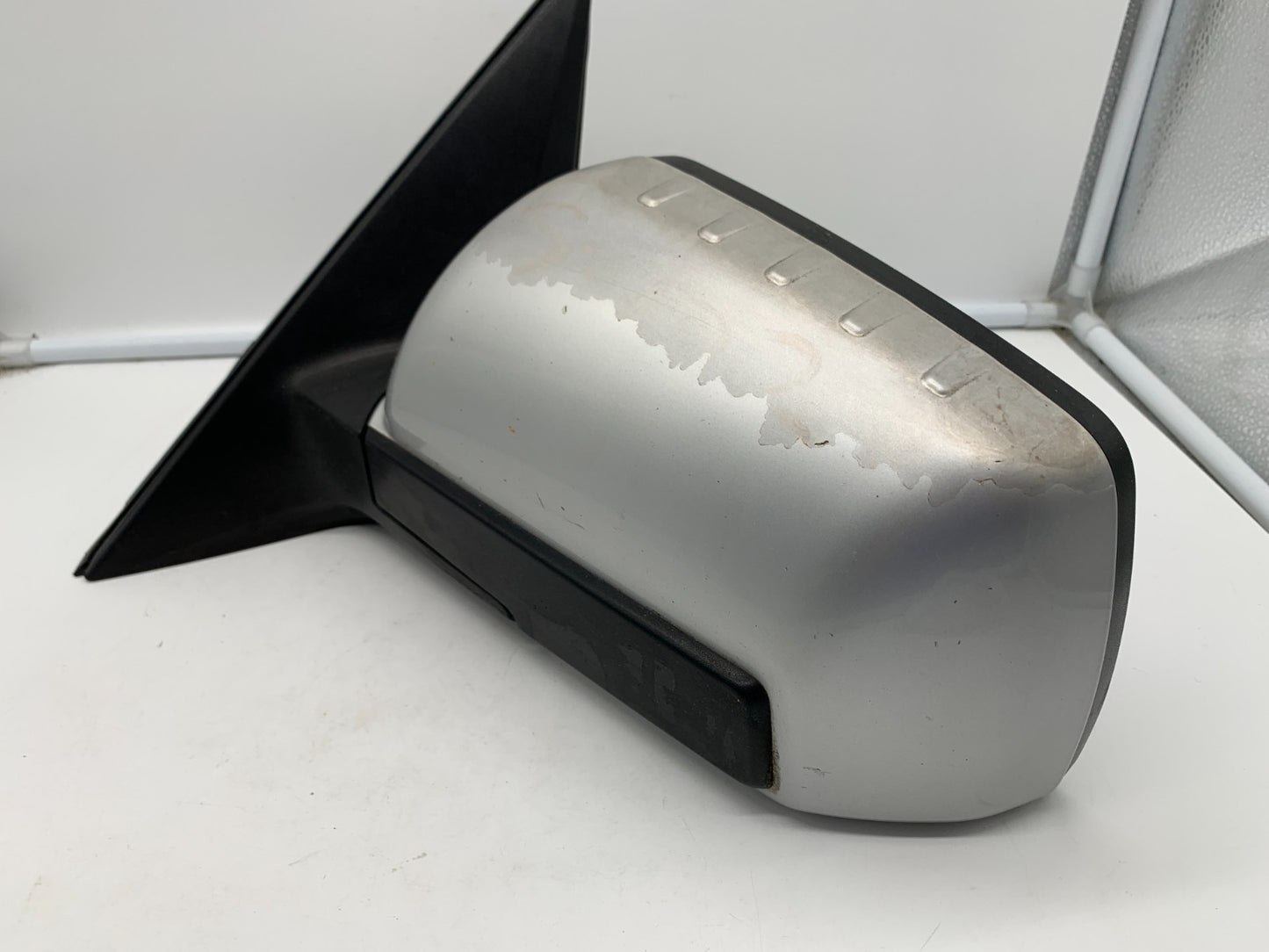 2010-2013 Kia Soul Driver Side View Manual Door Mirror Black OEM Silver