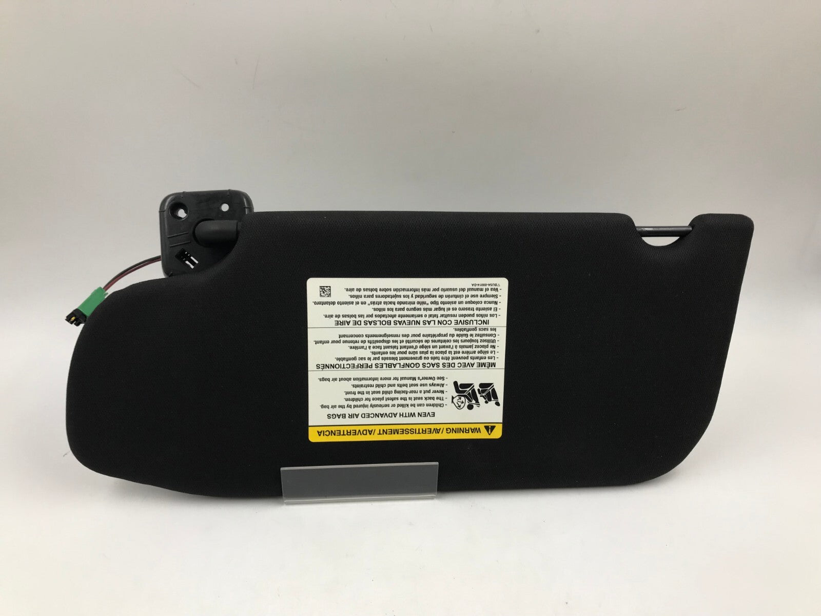2013-2019 Ford Taurus Passenger Sun Visor Black Illuminated OEM C04B42007