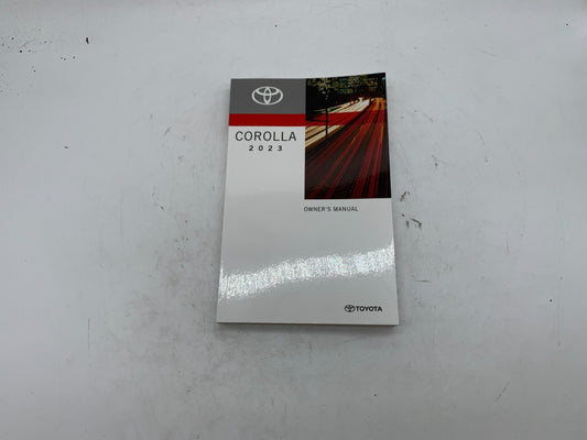 2023 Toyota Corolla Owners Manual OEM A03B43006