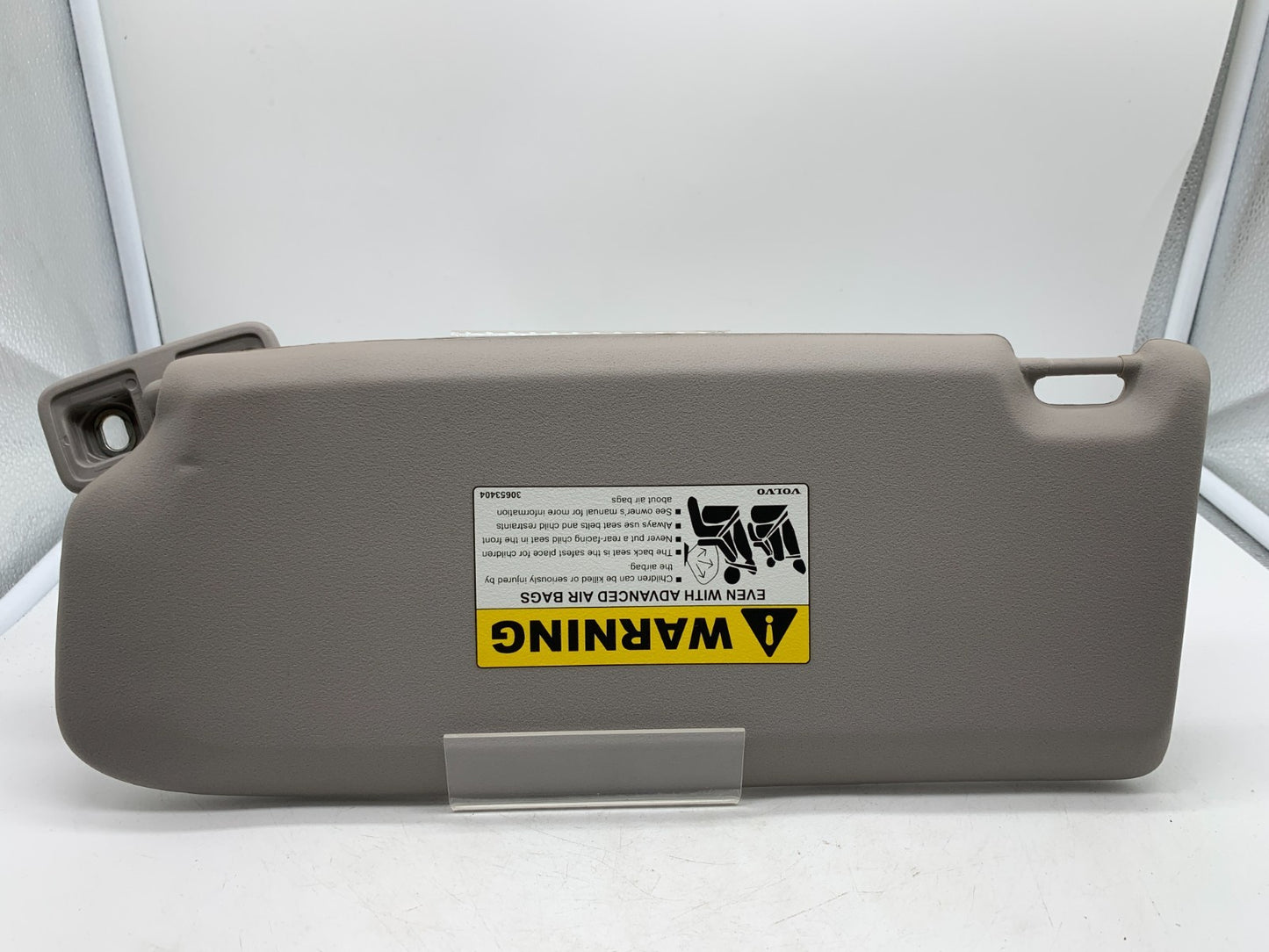 2007-2011 Volvo S40 Passenger Sun Visor Sunvisor Gray Illumination OEM A04B01009