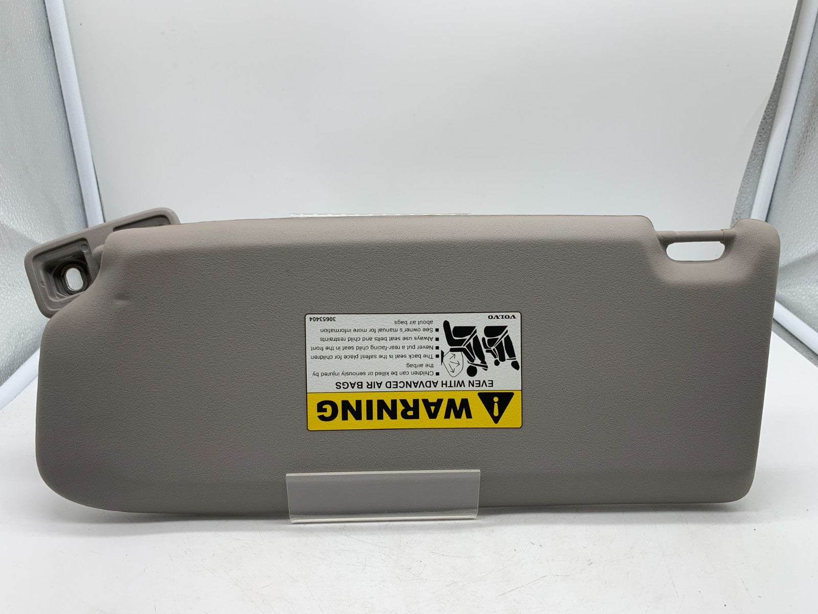 2007-2011 Volvo S40 Passenger Sun Visor Sunvisor Gray Illumination OEM A04B01009