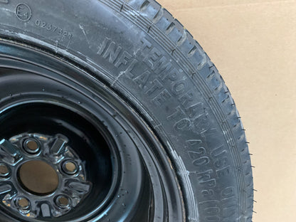 2008-2012 Honda Accord 16" Spare Tire Wheel Compact Donut T135/80D16 OEM