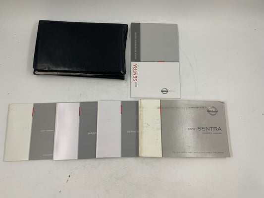 2007 Nissan Sentra Owners Manual Set with Case OEM E01B67006