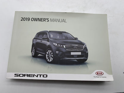 2019 Kia Sorento Owners Manual Set with Case OEM A04B01005