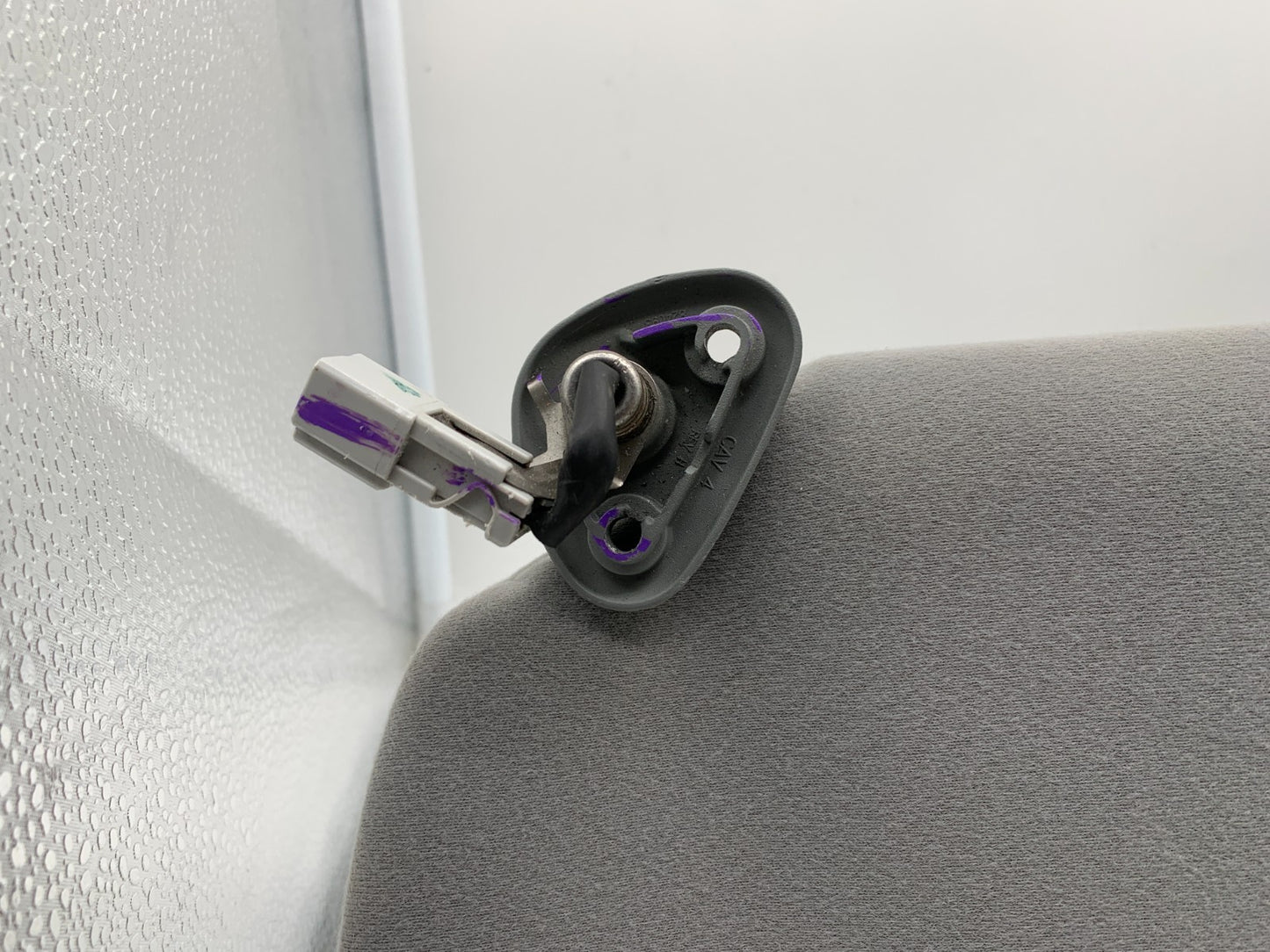 1999-2004 Honda Odyssey Passenger Sun Visor Illuminated Gray OEM A03B37005