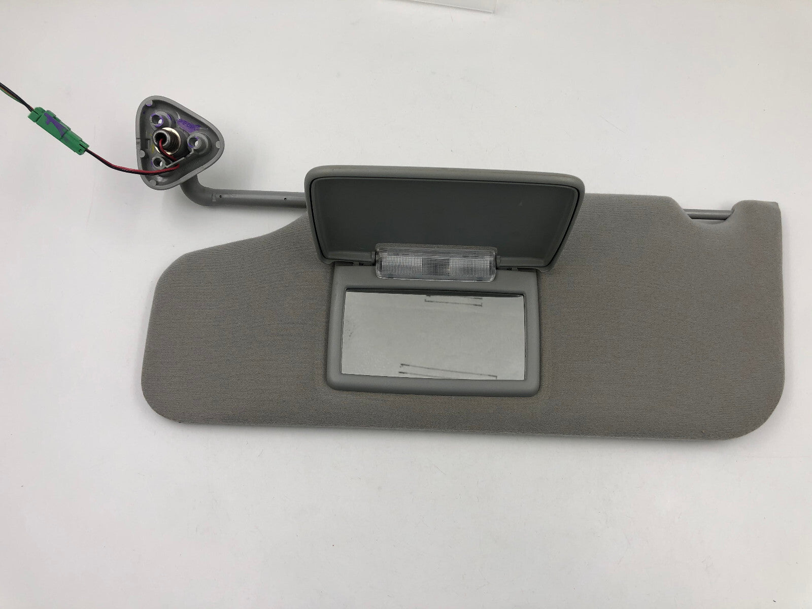 2005-2007 Ford Freestyle Driver Sun Visor Gray Illuminated OEM D04B28004