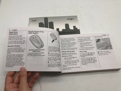 2019 Chevrolet Traverse Owners Manual Set OEM D02B01059
