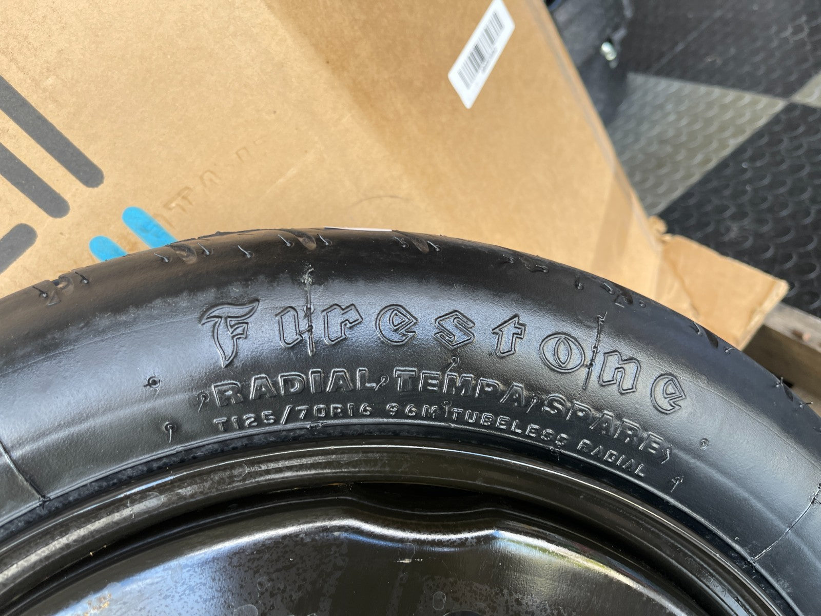 2000-2005 Cadillac Deville Spare Tire 16" Compact with Jack T125/70R16