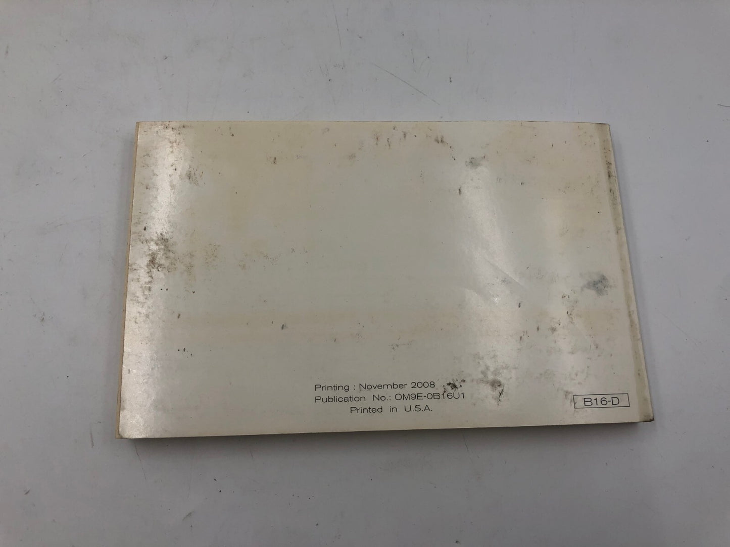 2009 Nissan Sentra Owners Manual Set with Case OEM E01B03008