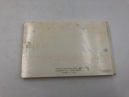 2009 Nissan Sentra Owners Manual Set with Case OEM E01B03008