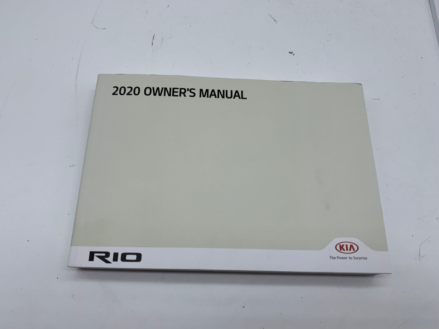 2020 Kia Rio Owners Manual Set OEM D03B13004
