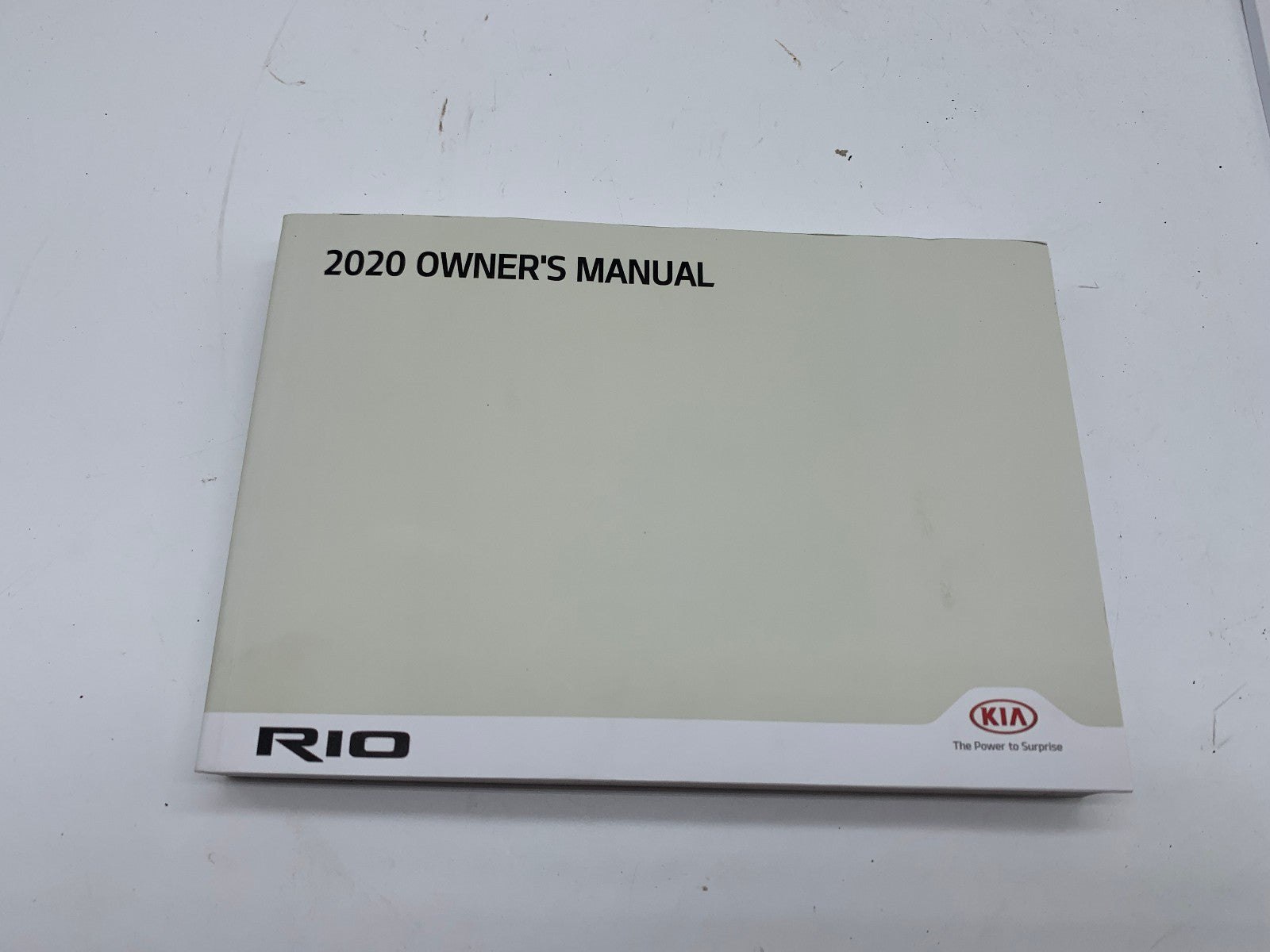 2020 Kia Rio Owners Manual Set OEM D03B13004