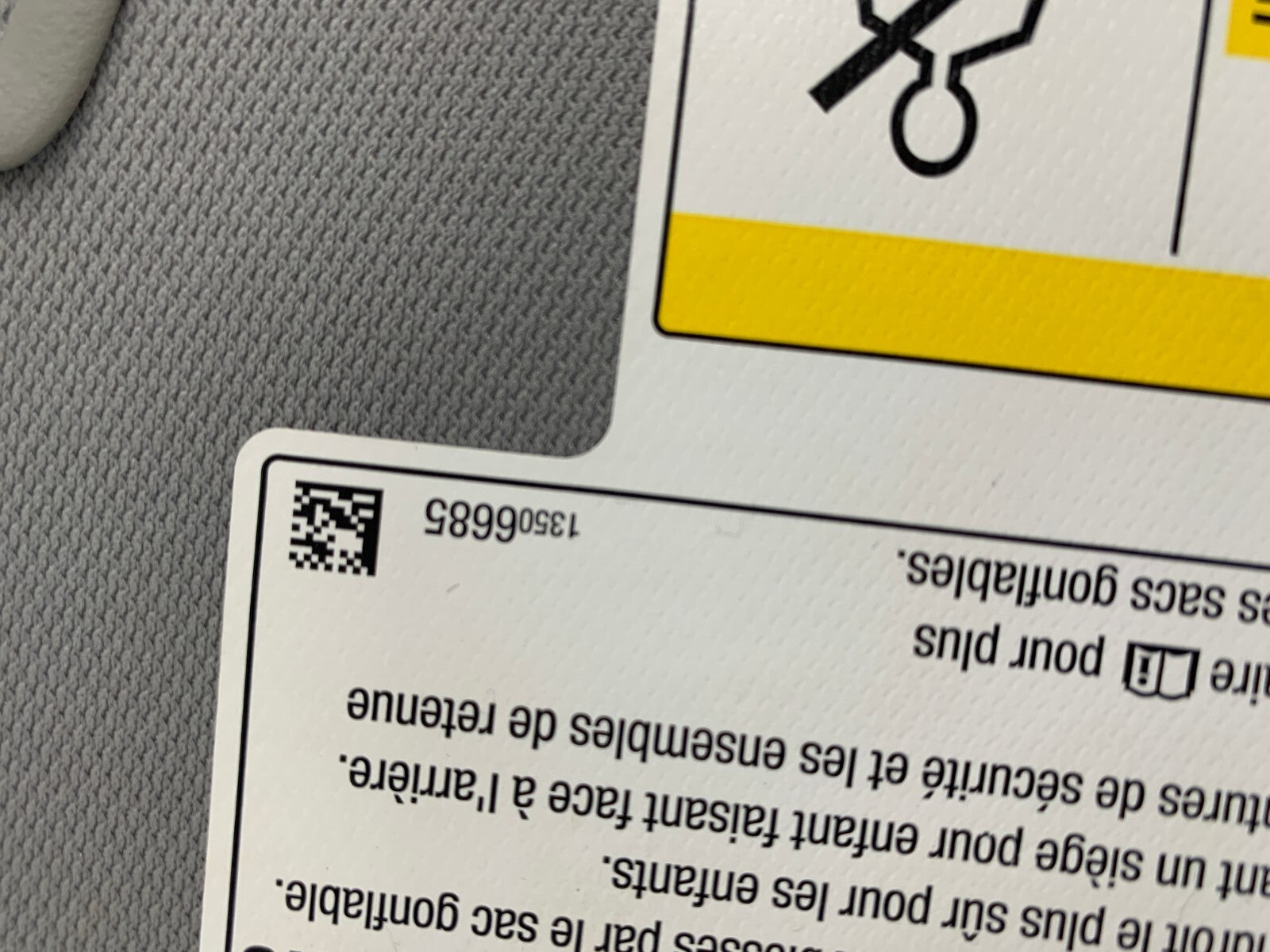 2020-2022 Chevrolet Equinox Driver Sun Visor Gray Illuminated B03B33080