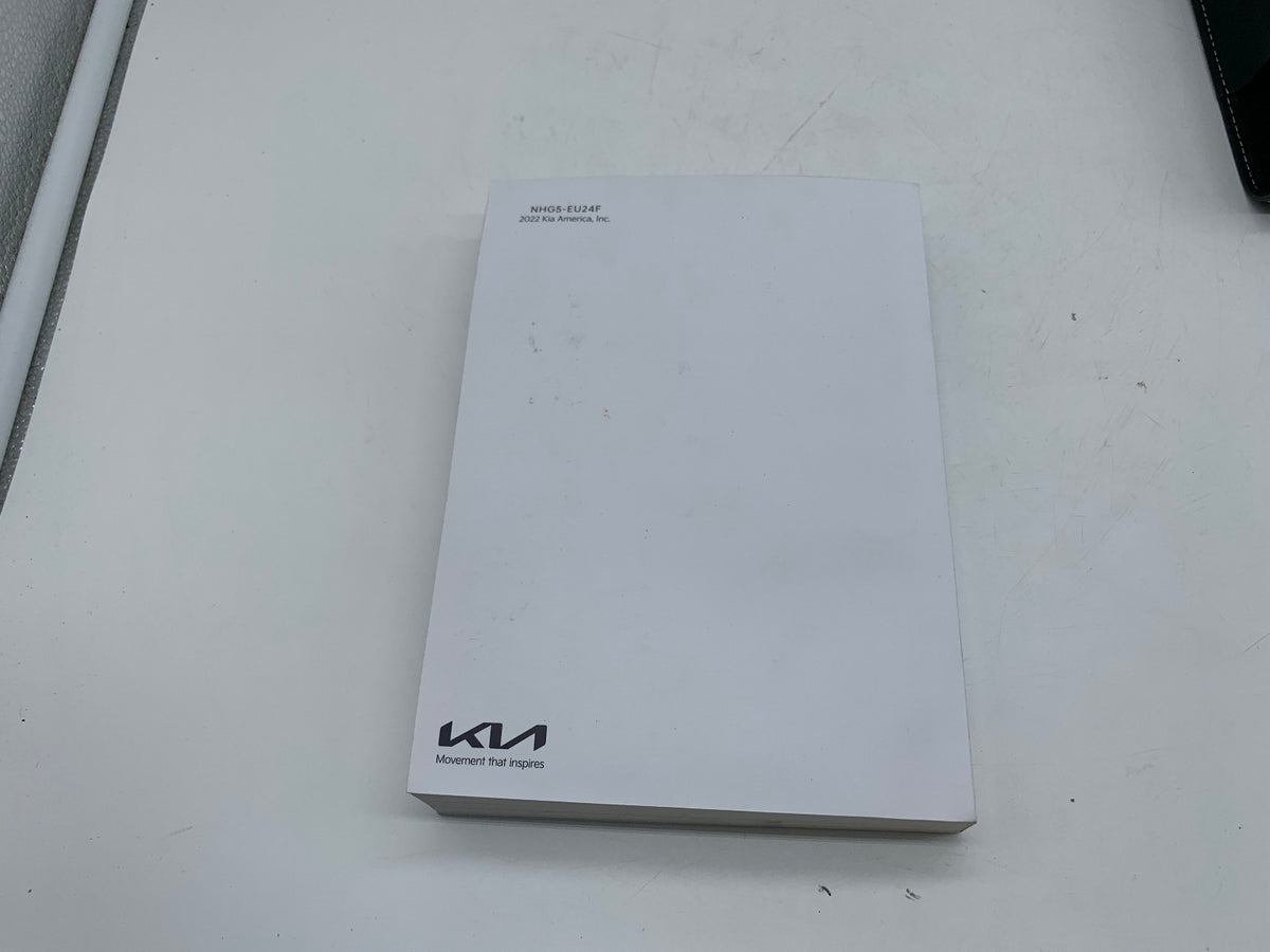 2022 Kia Sorento Owners Manual Set with Case OEM R01B13015
