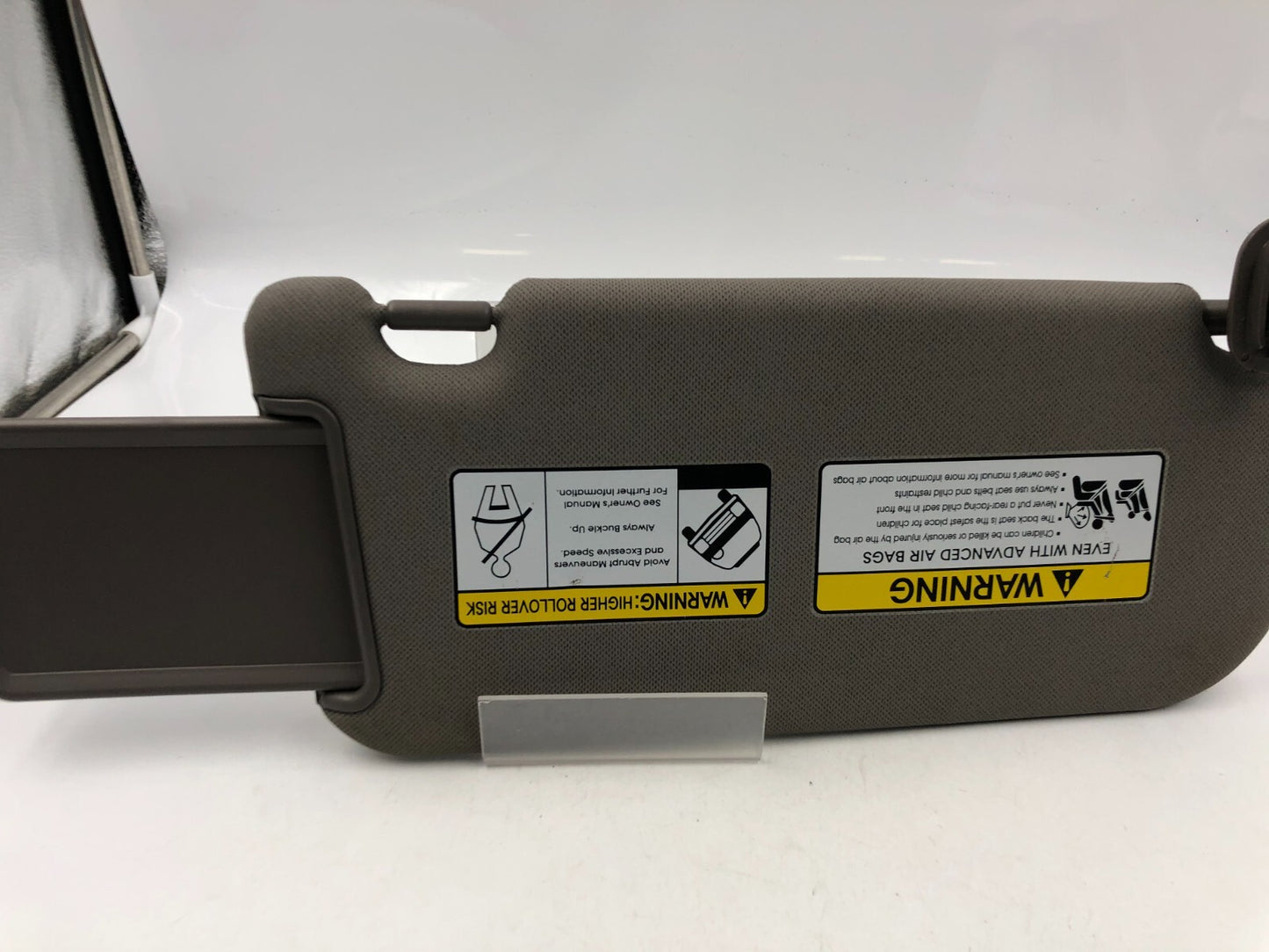 2010-2011 Hyundai Tucson Driver Sun Visor Brown OEM D04B28055