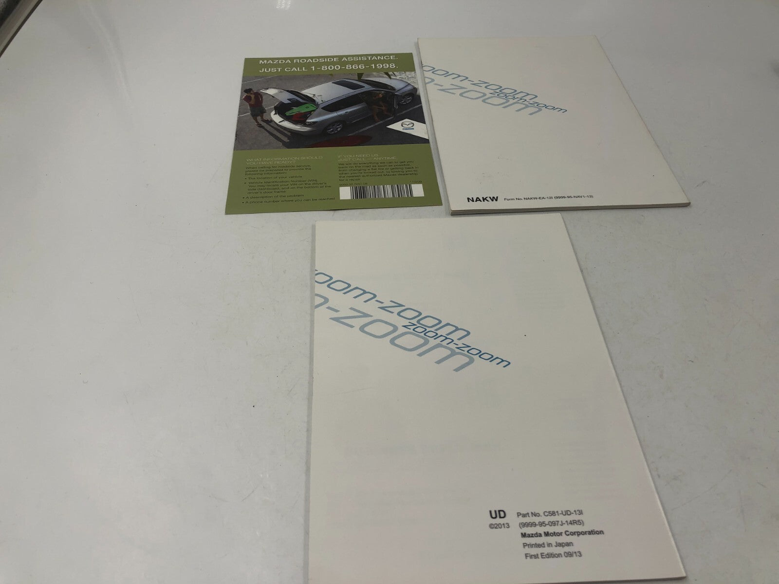 2014 Mazda CX-9 CX9 Owners Manual Set with Case OEM C01B38084
