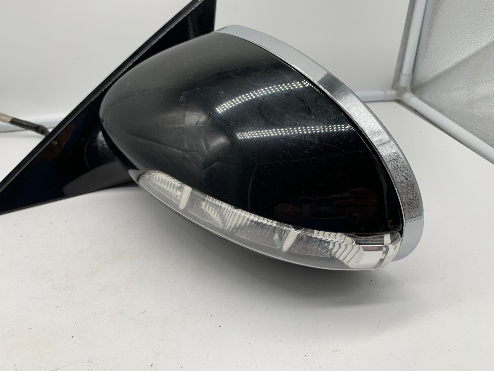 2007-2009 Mercedes-Benz S550 Driver Side View Power Door Mirror Black OEM