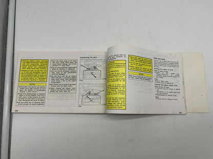 2001 Toyota Camry Owners Manual OEM B04B24007