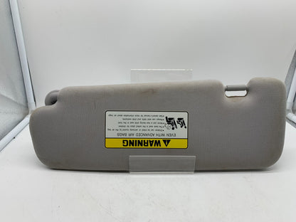 2011-2015 Hyundai Sonata Passenger Sun Visor Gray OEM A01B22049