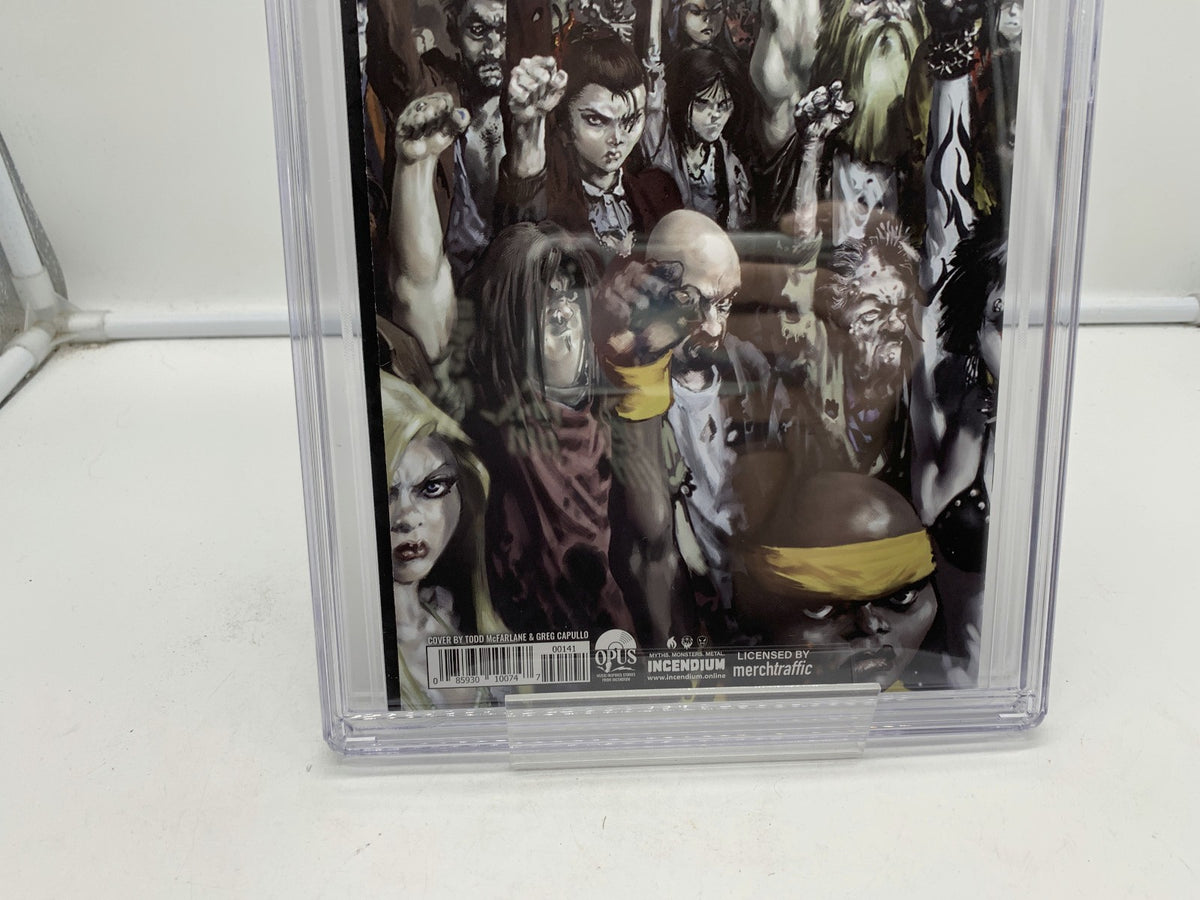 Disturbed Dark Messiah #1 CGC 9.8 Todd McFarlane Greg Capullo Cover