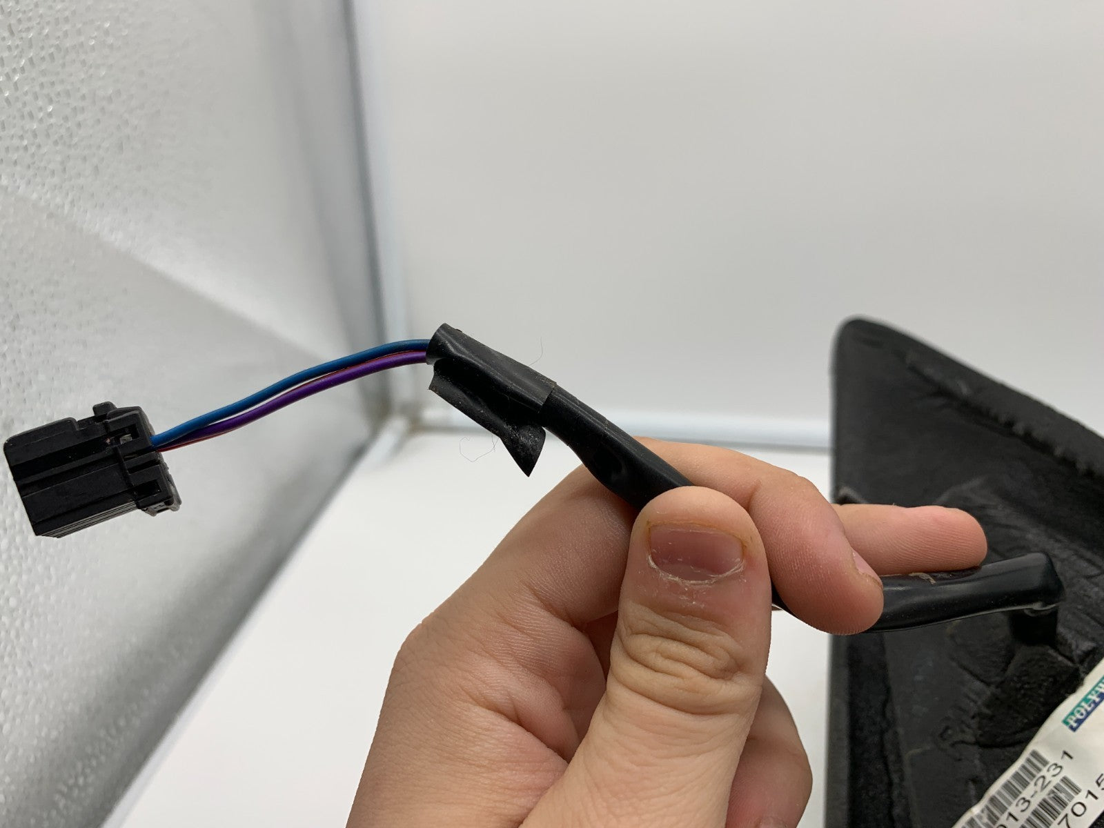 2005-2011 Dodge Dakota Passenger Side Power Door Mirror Black