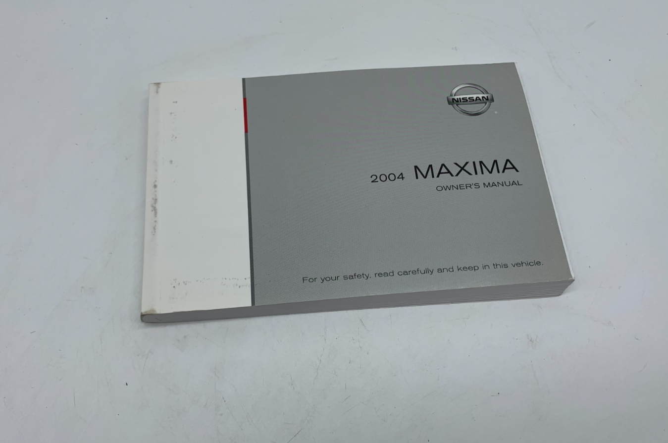 2004 Nissan Maxima Owners Manual OEM C03B56015