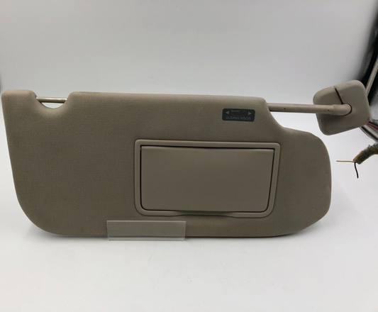 2010-2012 Lincoln MKT Passenger Sun Visor Beige illuminated OEM B01B02004
