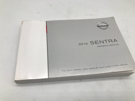 2016 Nissan Sentra Owners Manual OEM E01B57009
