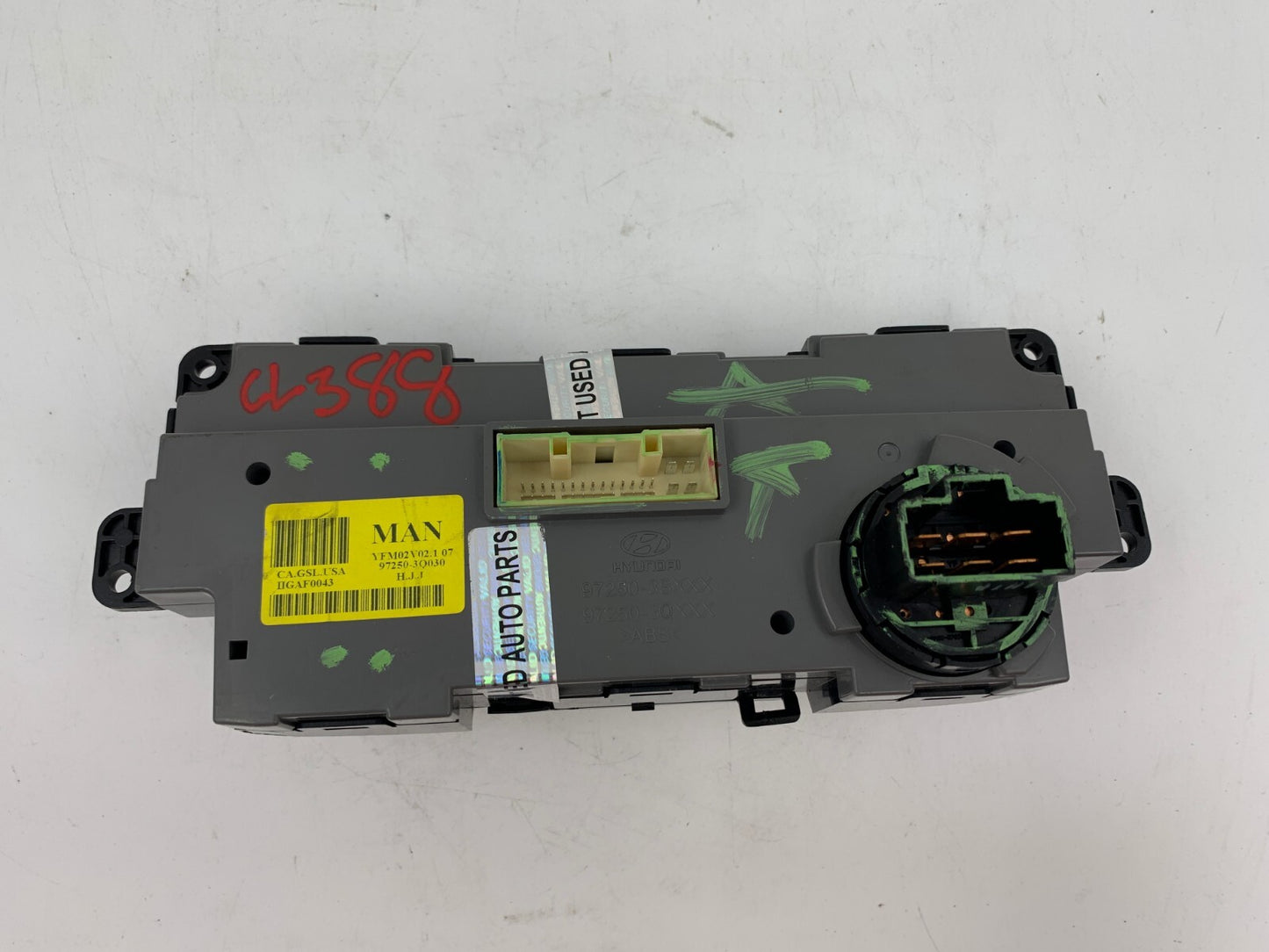 2014 Hyundai Sonata AC Heater Climate Control Unit OEM E02B63006