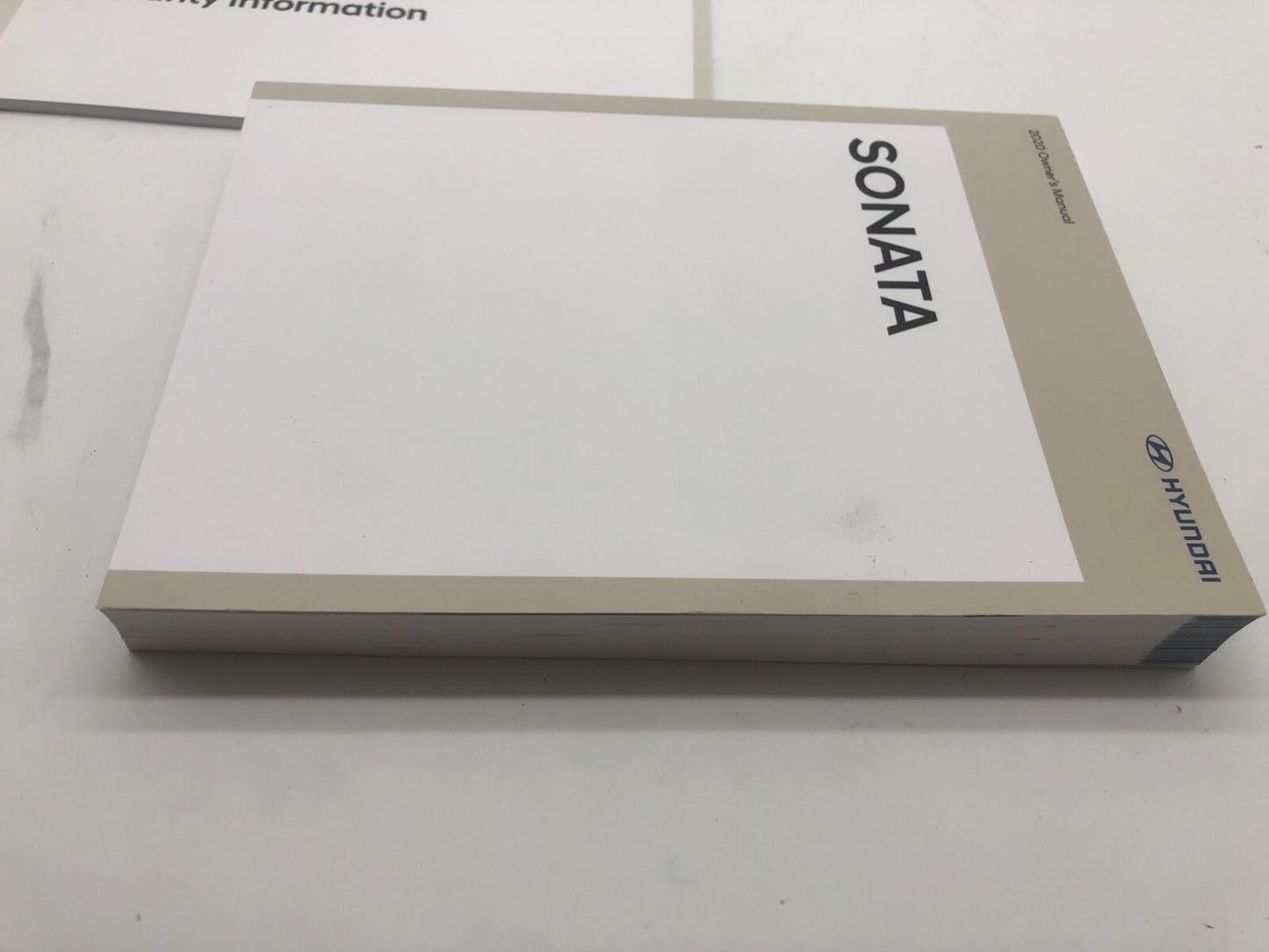 2020 Hyundai Sonata Owners Manual Set with Case OEM A02B08021