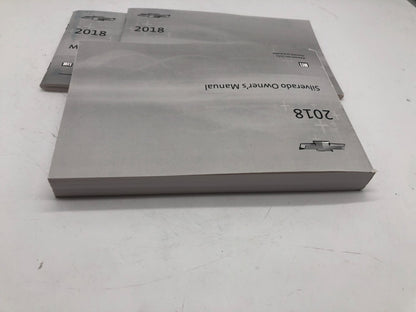 2018 Chevrolet Silverado Owners Manual Set OEM D03B61007