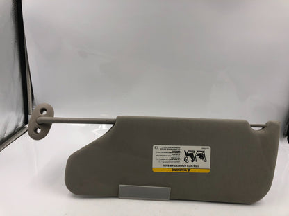 2005-2010 Jeep Grand Cherokee Passenger Sun Visor Gray OEM D01B11079